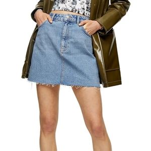 High Waist Denim Miniskirt

TOPSHOP